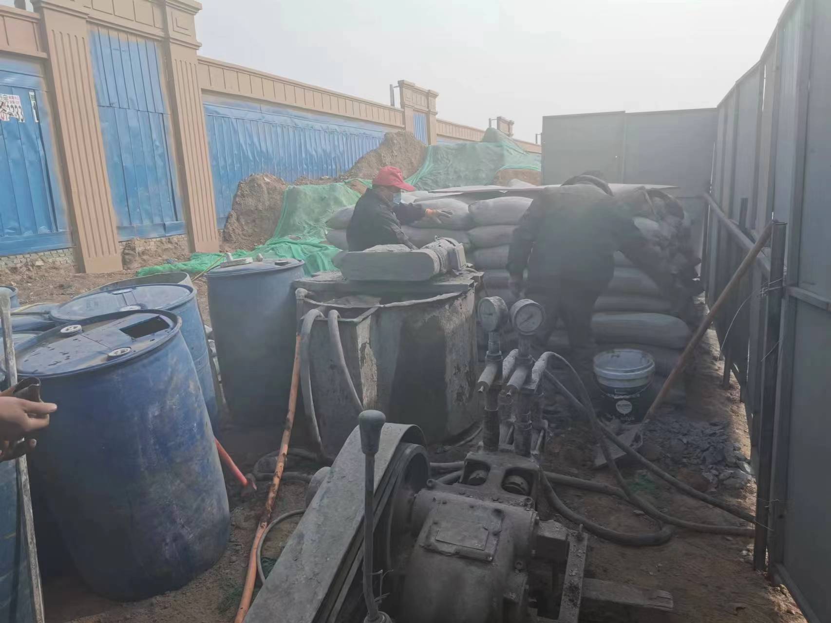 柳林地基沉降注浆加固